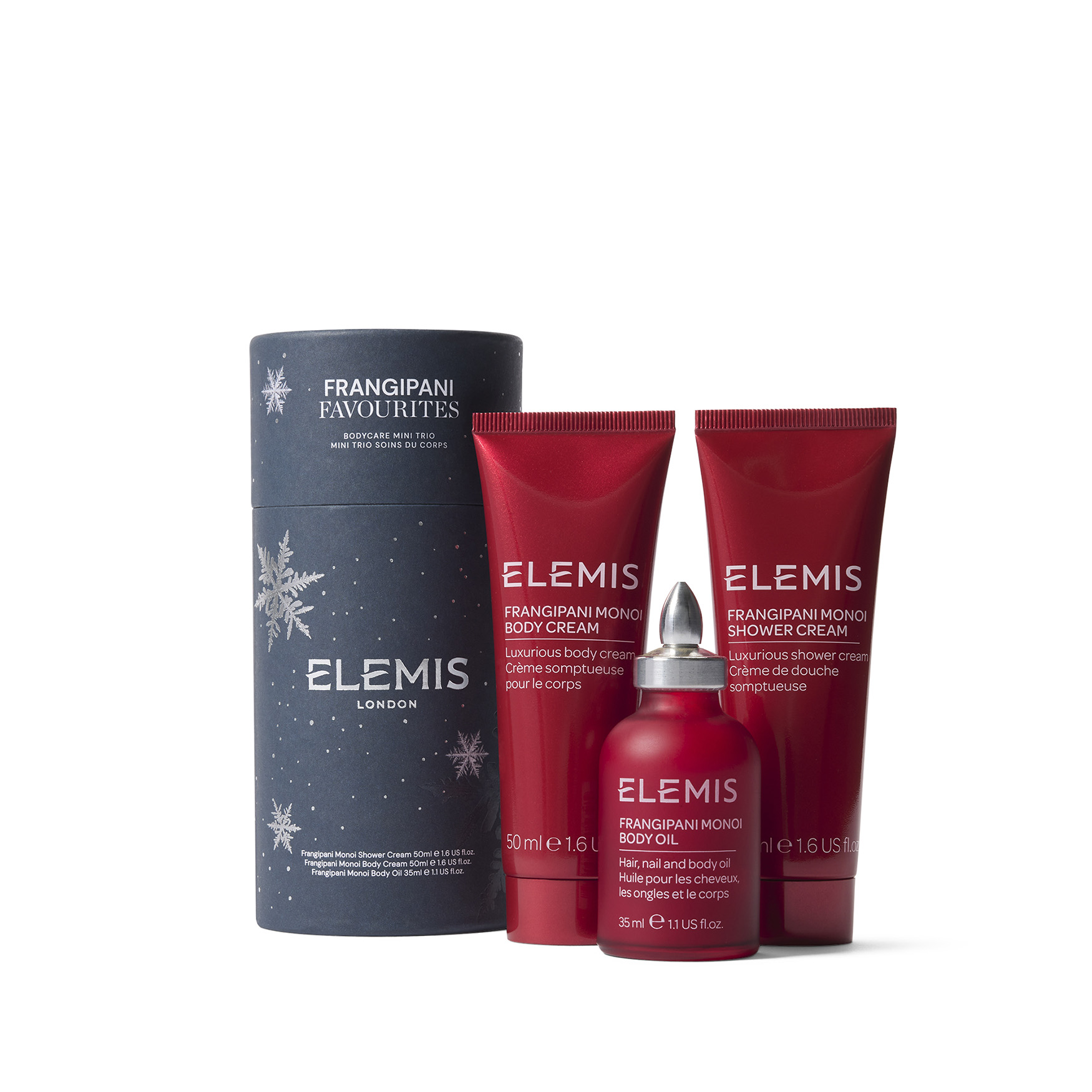 Міні Тріо Екзотична насолода Франжипані ELEMIS Body Wonders Frangipani Mini Trio Kit